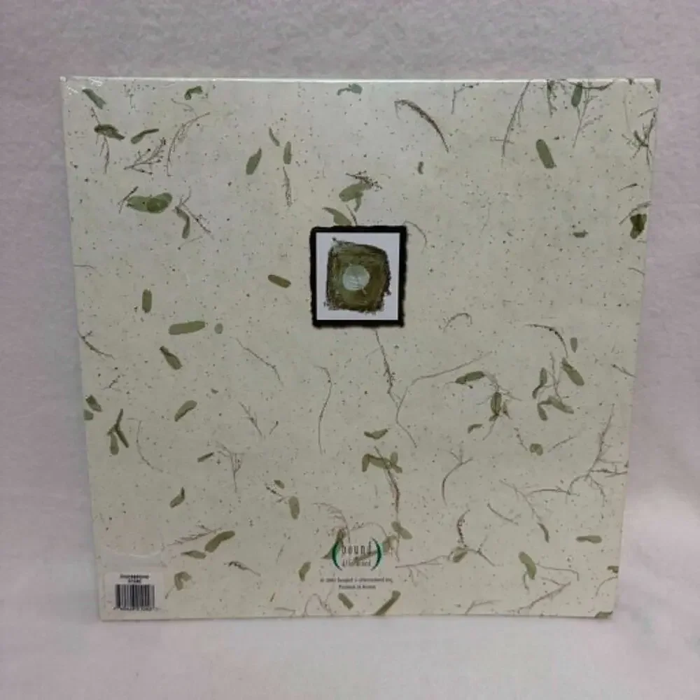 Vintage Scrapbook Blank Post Bound 12x12 Memory Book Nature Leaves Cottage